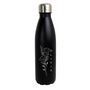Personalised Floral Black Metal Insulated Drinks Bottle, thumbnail 4 of 6
