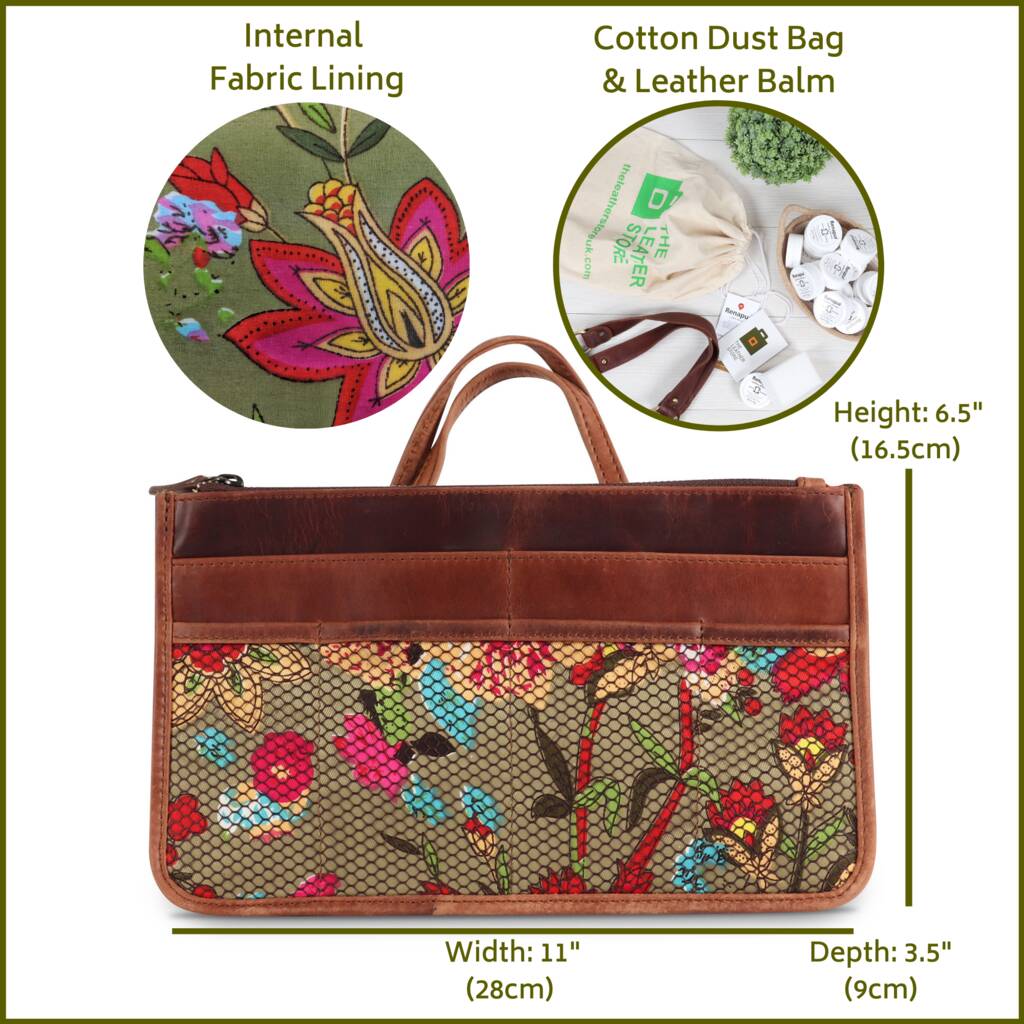 Handbag Insert Organiser By The Leather Store