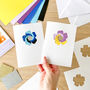 Card Making Kit Mini Pansy | Iris Folding, thumbnail 1 of 4