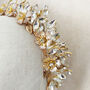 Gold Flower Bridal Crown, thumbnail 2 of 6