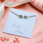 Dainty Heart Bracelet With Birthstone, thumbnail 1 of 8