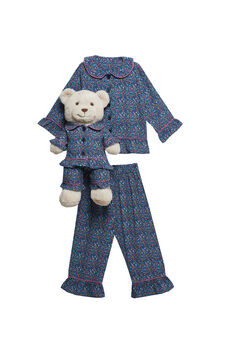 Fiorella Pyjama Set With Matching Teddy Bear Set, 2 of 9