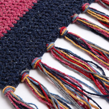 College Scarf Beginners Crochet Kit, 6 of 7