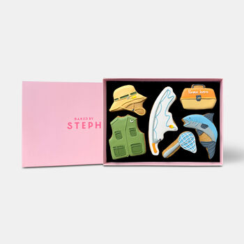Personalised Fishing Father's Day Letterbox Iced Cookies, 4 of 10