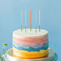 Colourful And Gold Birthday Cake Candles, thumbnail 1 of 2