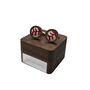 Personalised Baseball Leather Cufflinks, thumbnail 9 of 11