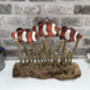 Hand Carved Wooden Clownfish Shoal Ornament, thumbnail 2 of 10