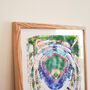 Personalised Watercolour Stadium Framed Illustration, thumbnail 3 of 6