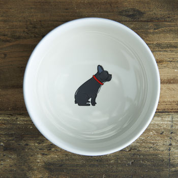 French Bulldog Dog Bowl, 2 of 3