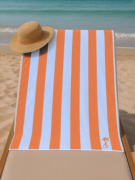 Personalised Embroidered Beach Towel, 8 of 12