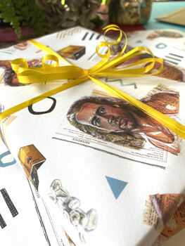 Nicolas Cage Con Air 90s Wrapping Paper, Retro Movie Gift Wrap, 10 of 11