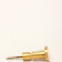 G Decor Luxury Solid Brass Circular Wall Coat Hook, thumbnail 3 of 4