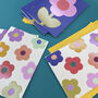 Floral Blank Card Set With Three Of Each Design, thumbnail 3 of 4