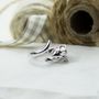 Sterling Silver Mouse Ring, thumbnail 2 of 4