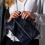 Personalised Leather Clutch Bag, thumbnail 4 of 12
