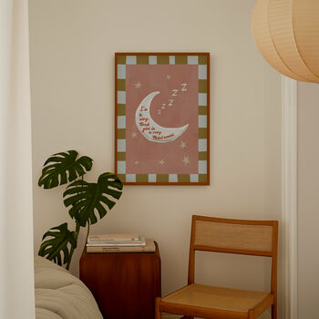 Tired Girl Moon Print, 9 of 10