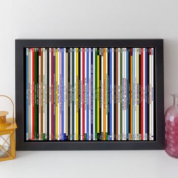 60th Birthday Print Music Number Ones Gift, 4 of 10