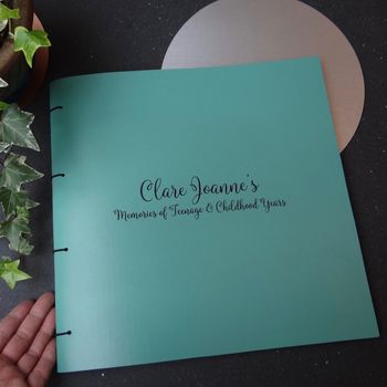 Personalised Leather Scrapbook, 7 of 12