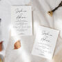 This Is Love Wedding Invitations 10 Pack, thumbnail 3 of 6