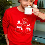 'The Vegan's Ate My Nose' Snowman Christmas Jumper, thumbnail 2 of 9