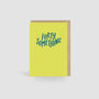 Forty Something Lime Green Birthday Card, thumbnail 1 of 4
