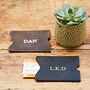 Personalised Buffalo Leather Travel Card Holder, thumbnail 1 of 10