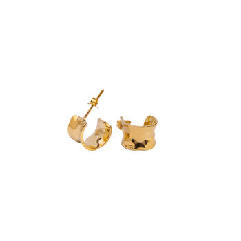 Milos Earrings Gold Plated, 3 of 6
