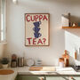 Cuppa Tea Unframed Hand Painted Art Print, thumbnail 4 of 4