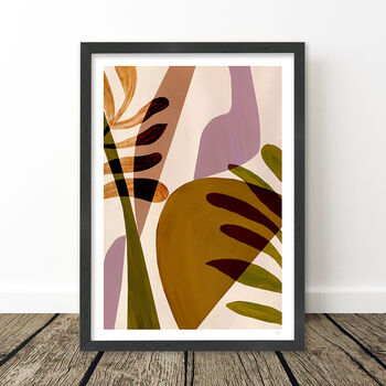 Warm Tone Abstract Shapes Art Print, 10 of 11