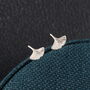 Sterling Silver Ginkgo Leaf Earrings In Gift Box, thumbnail 1 of 6