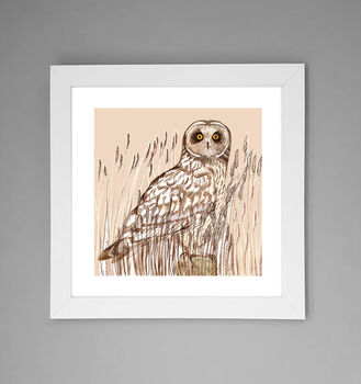 'Short Eared Owl' Print, 2 of 3