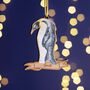 Personalised Penguin Christmas Tree Decoration, thumbnail 4 of 7