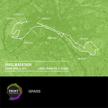 Personalised Paris Marathon Poster, 4 of 12