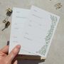 Botanical Florals Ready To Write Invitations, thumbnail 3 of 9