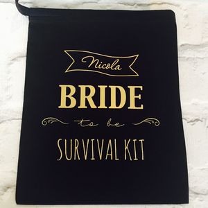 bride survival kit bag