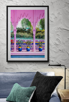 Pool Architecture Nature Scenery Wall Art Print, 5 of 8