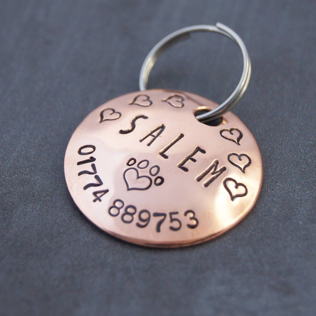 Copper Cat Name Tag, 1 of 6