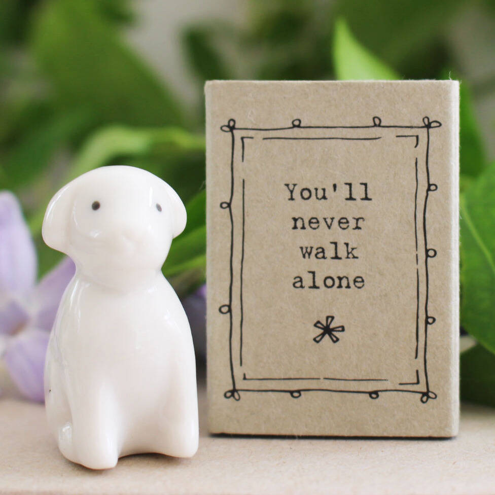 You'll Never Walk Alone Ceramic Dog Gift By Liberty Bee