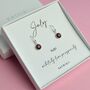 Sterling Silver July Birthstone Earrings, thumbnail 1 of 3