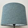 William Morris Willow Bough Lovat Blue Tweed Lampshades, thumbnail 6 of 10