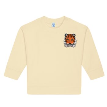 Babies Tiger Organic Cotton Sweatshirt, 5 of 7