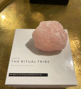 Rose Quartz Crystal Incense Holder Gift Boxed, 4 of 8