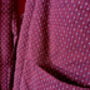 Japanese Padded Cotton Kimono Jacket Maroon, thumbnail 9 of 10