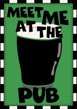 Meet Me At The Pub Print, 2 of 2