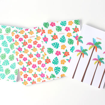 Tropical Monstera And Hibiscus Notebook, 4 of 5