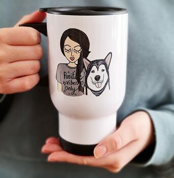Personalised Dog Mum Travel Mug, 2 of 12