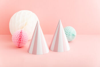 Pastel Striped Party Hats, 5 of 5