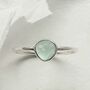 Sterling Silver Chalcedony Ring, thumbnail 4 of 5