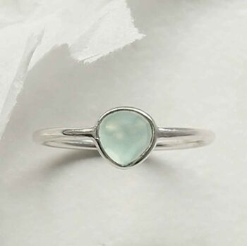 Sterling Silver Chalcedony Ring, 4 of 5