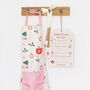 Sugarplum Christmas Print Apron, thumbnail 1 of 3